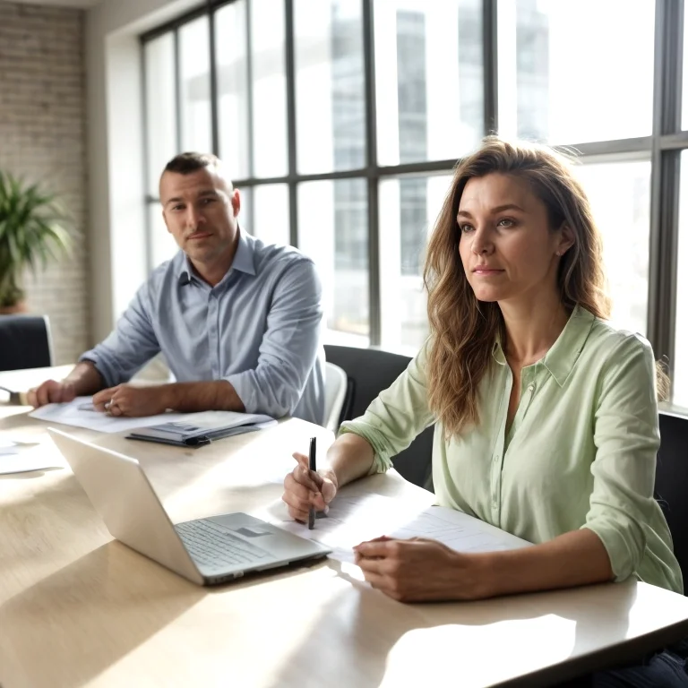 Entrepreneur practicing mindfulness